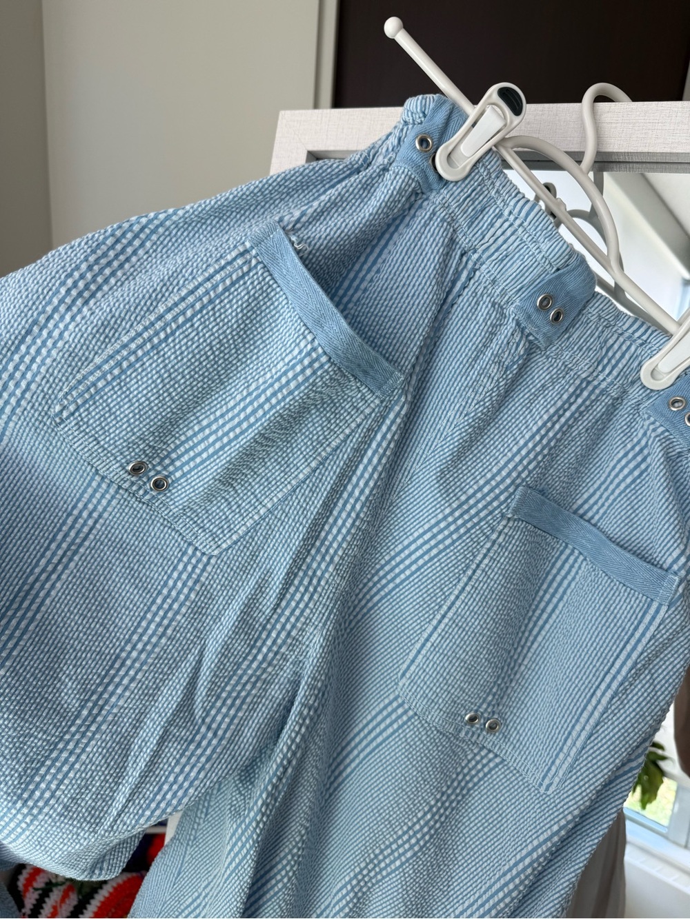 Free people - outta sight parachute pants in Blue - Picture 6 of 12